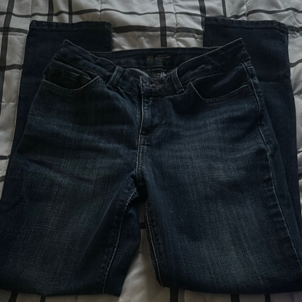 Lee Blue Straight Leg Jeans Classic Denim